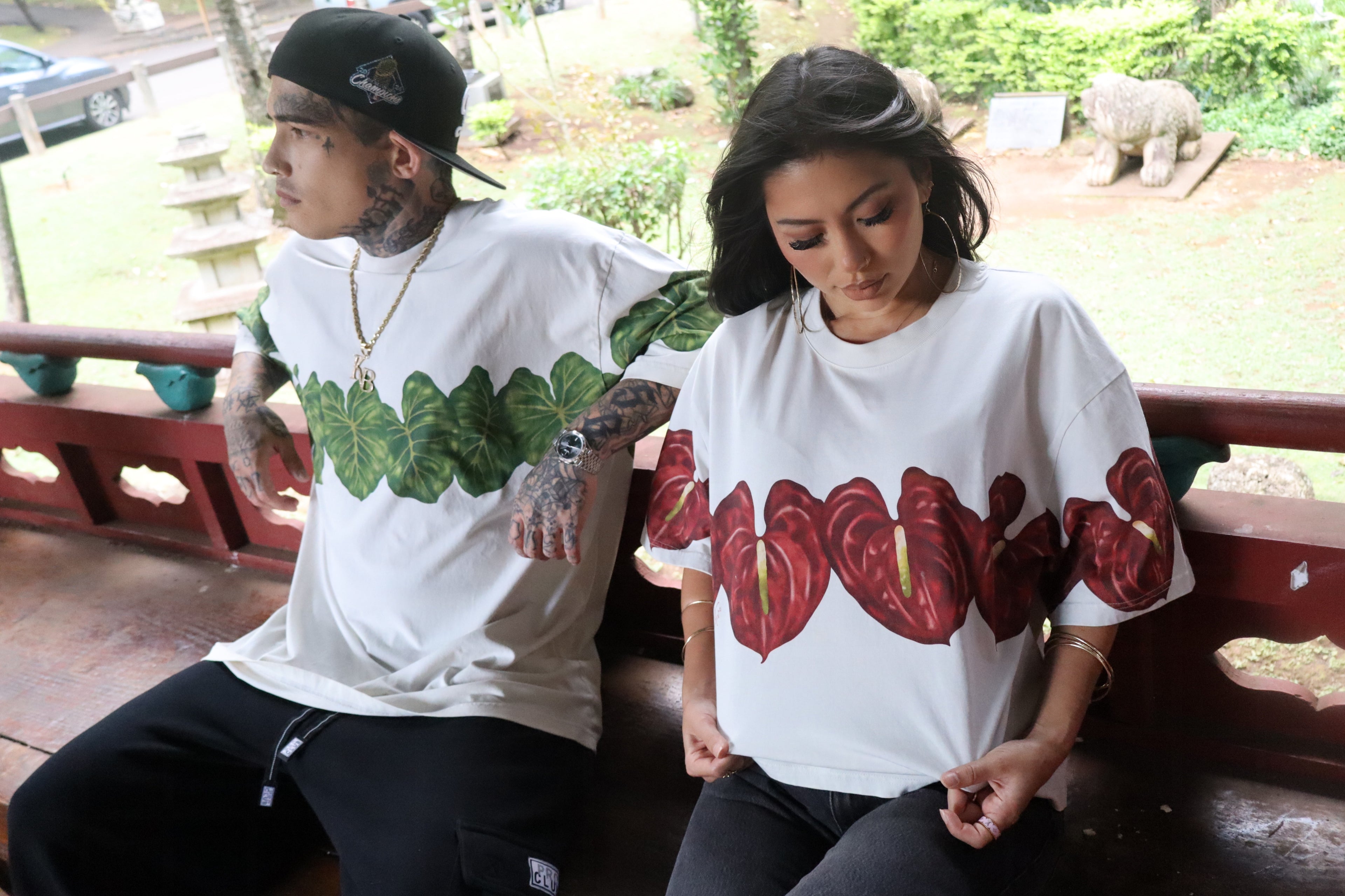 Anthurium Wrap Tee PRE ORDER ONLY