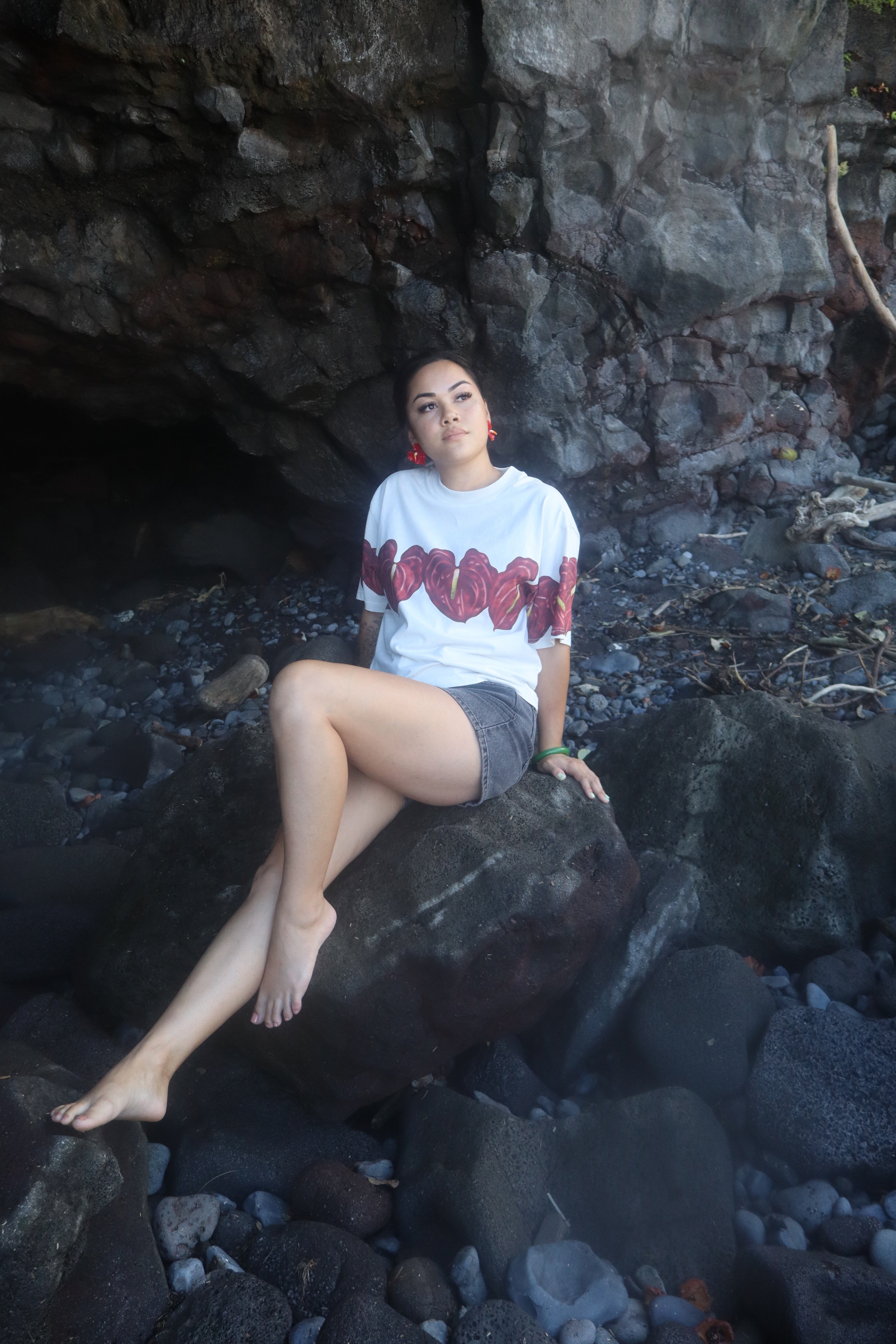 Anthurium Wrap Tee PRE ORDER ONLY