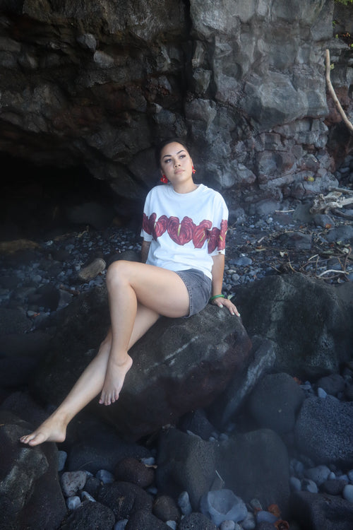 Anthurium Wrap Tee PRE ORDER ONLY